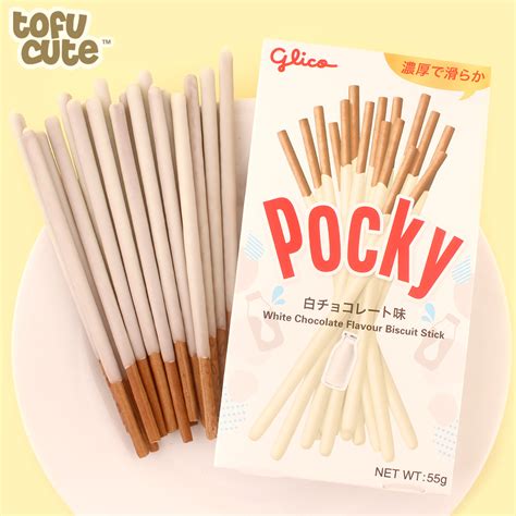 Buy Glico Pocky White Chocolate Biscuit Sticks At Tofu Cute