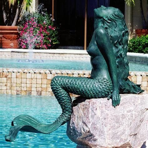 Popular Designs Decorative Life Size Bronze Mermaid Statue Buy Bronze