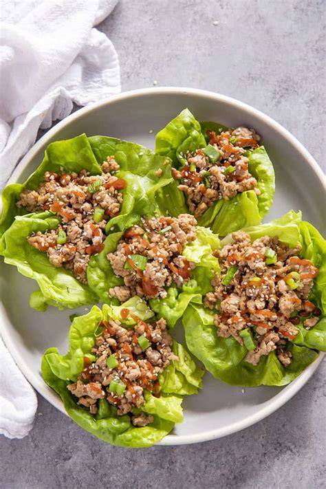 Rice vinegar, ground pork, fresh ginger root, toasted sesame oil and 20 more. Sesame Pork Lettuce Wraps - The Salty Marshmallow