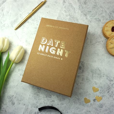 To get more templates about posters. personalised date night idea cards by jeeves & co. design studio | notonthehighstreet.com