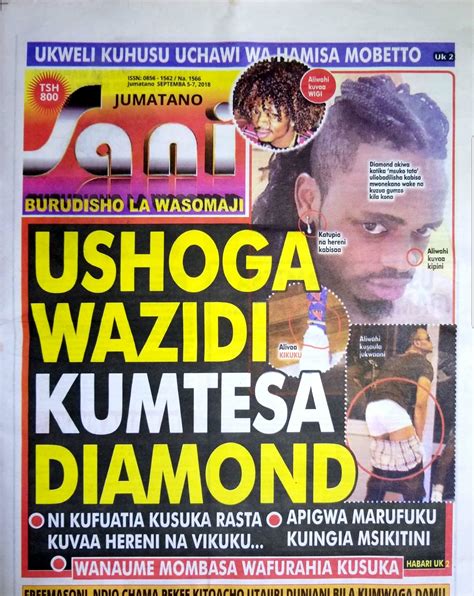 Habari Kubwa Za Magazeti Ya Tanzania September 5 Hardnews Udaku Na Michezo Millard Ayo