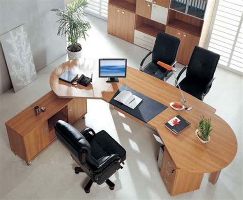 China Luxury Melamine Executive Office Desk Set Manager Table Sz