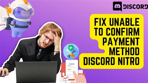 Unable To Confirm Payment Method Discord Nitro Easy Fix Youtube
