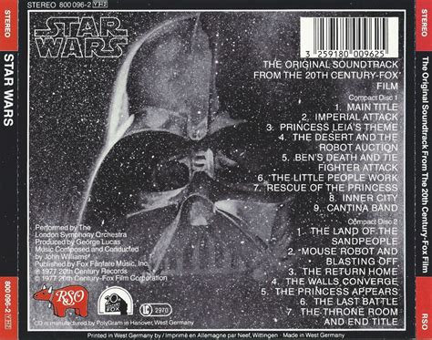 Release “star Wars Original Soundtrack” By John Williams Cover Art