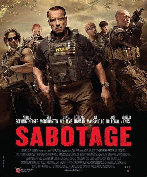 The movie, based on a. Sabotage Poster: Arnold Schwarzenegger & Company Ready for ...