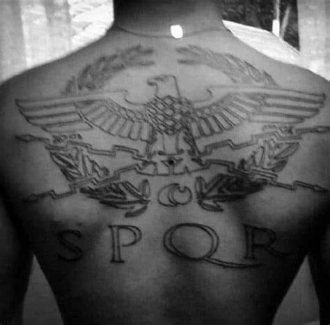 I am going to follow my heritage and get an tattoo of spqr. 40 Spqr Tattoo Designs For Men - Senātus Populusque ...