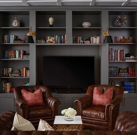 Cool Moody Study Home Library Rooms Home Home Decor