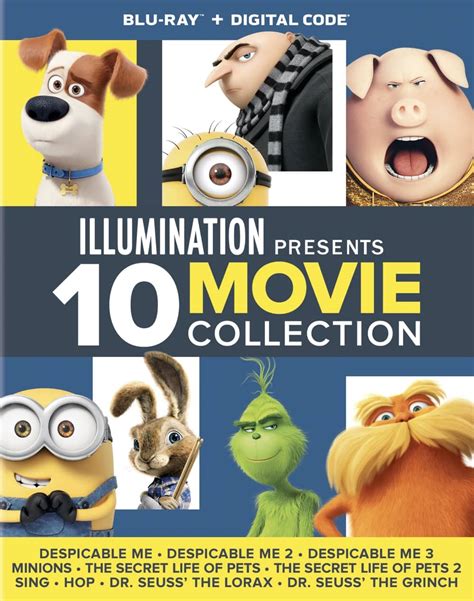 Illumination Presents 10 Movie Collection Blu Ray Release Details Seat42f