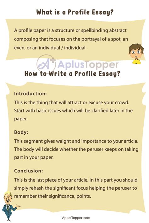 Profile Essay Example How To Write Tips And Short Essay On Profile