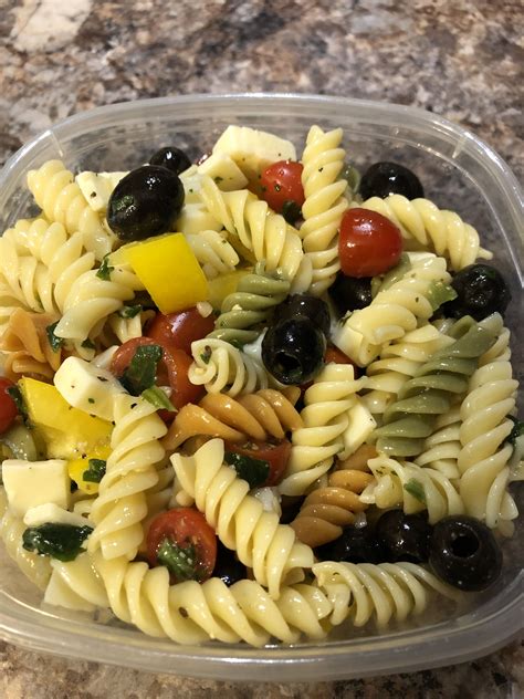 A similar one has been in my family for a while and is at every bbq or get together, that i can remember, so i had to make one that. Moe's Festive Summer Salad | Summer salads, Basil salad ...