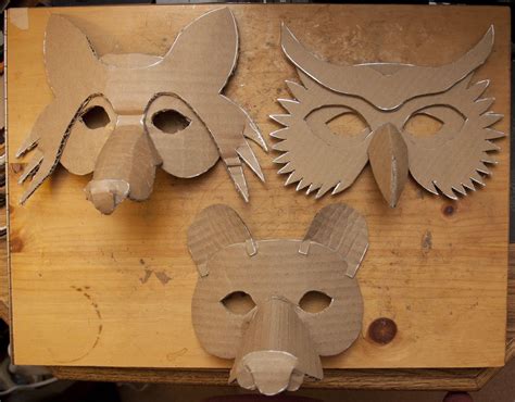 How To Make An Animal Mask Out Of Cardboard Nuttin But Preschool