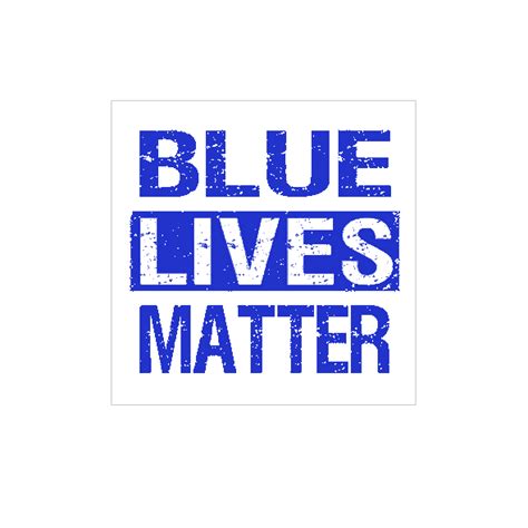 Blue Lives Matter Decal Transparent Warrior 12