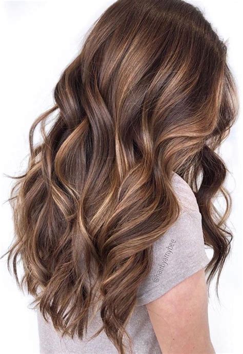 49 Beautiful Light Brown Hair Color To Try For A New Look Brunette Hair Color Balayage Hair