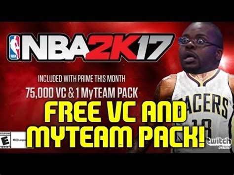 Nba 2k19 officially has twitch prime loot, and it's a pretty sweet deal. NBA 2k17 75,000 VC with Twitch Prime Free - YouTube