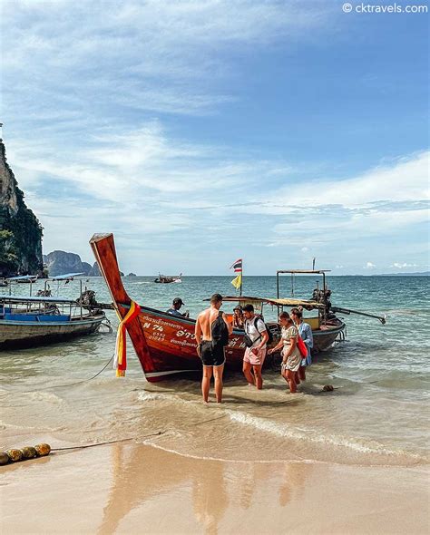 How To Get From Krabi Ao Nang To Railay Beach By Boat Ck Travels