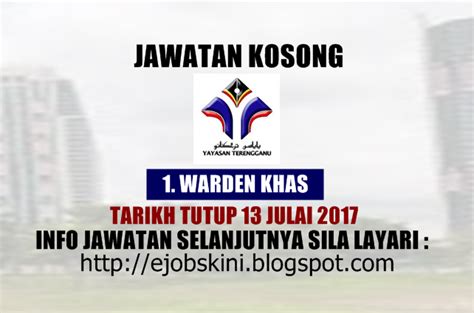 Jawatan kosong universiti kuala lumpur tawaran adalah dipelawa daripada warganegara malaysia yang berkelayakan untuk memohon bagi mengisi ja. Jawatan Kosong Yayasan Terengganu (YT) - 13 Julai 2017