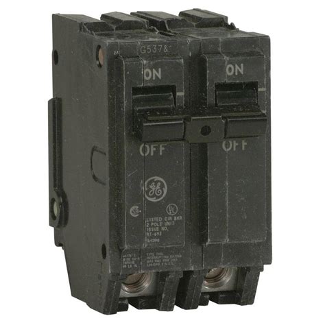 Ge Q Line 30 Amp 2 In Double Pole Circuit Breaker Thql2130 The Home