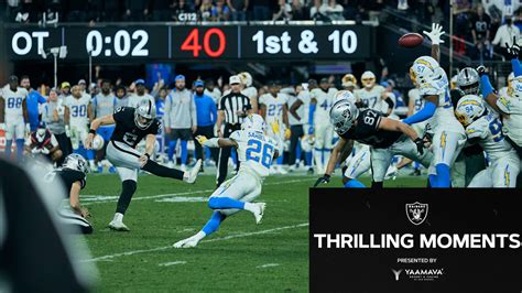 Raiders Kick Their Way Into 2021 Playoffs With Game Winning Field Goal