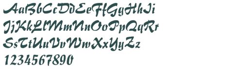 If you want to create professional printout, you should consider a commercial font. Brush Flair font download free (truetype)