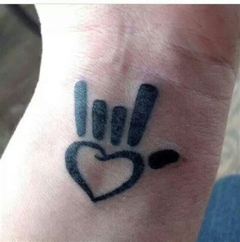 It comes in a range of skin tones. 20 best I love you sign language tattoo images on ...