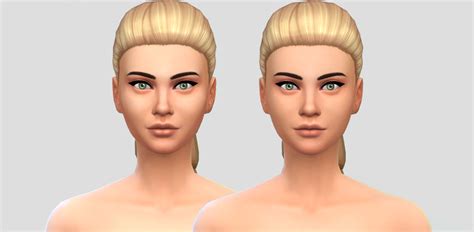 My Sims 4 Blog Skin And Bones Maxis Match Skin Blend For Males And Females