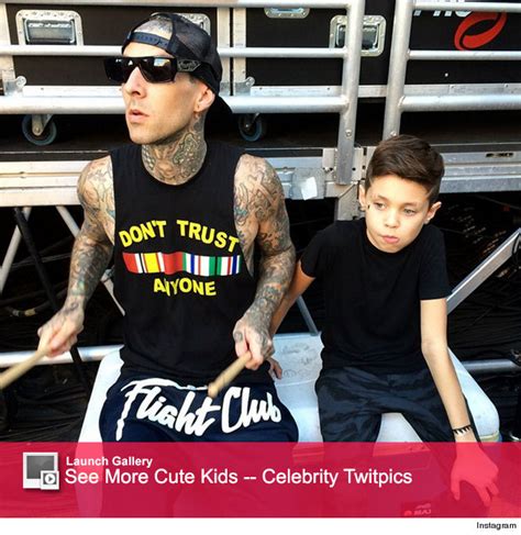 Travis Barker Shares Birthday Photo With Son Landon Hes So Big Now