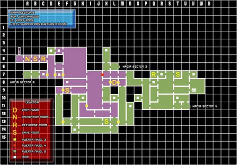 Metroid Fusion Sector 6 Map Vector U S Map