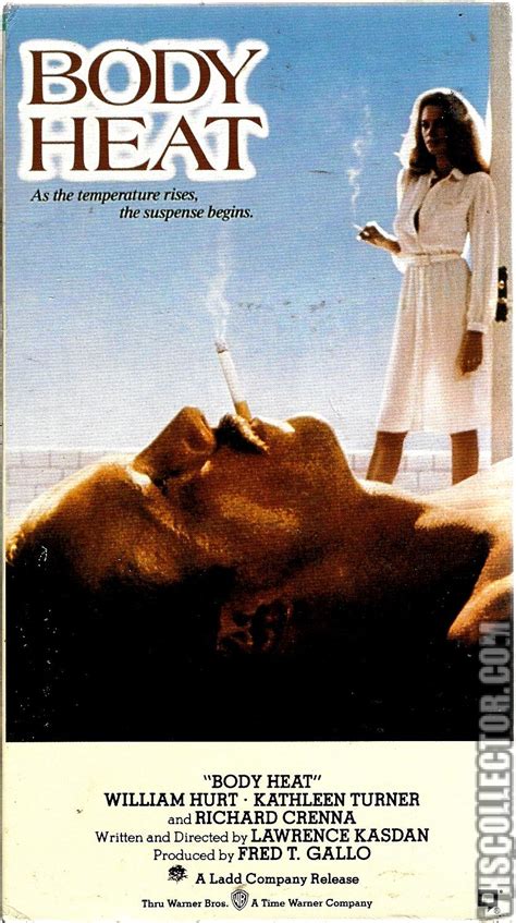 Their chemistry is real, and they sweat it out on the screen. Body Heat | VHSCollector.com