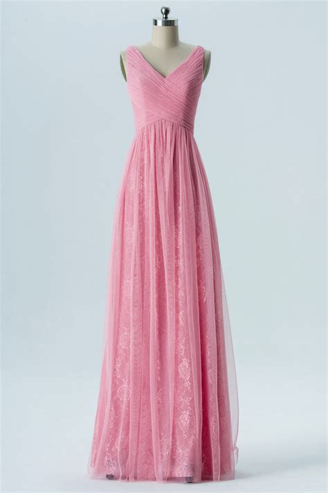 38 résultats pour 'robe de soiree longue'. Robe rose flamingo cortège mariage longue col v en ...