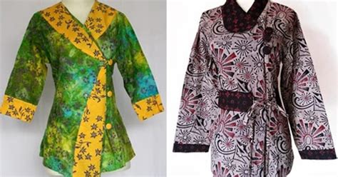 Top Populer 22+ Model Baju Batik Atasan Wanita Lengan Panjang Untuk