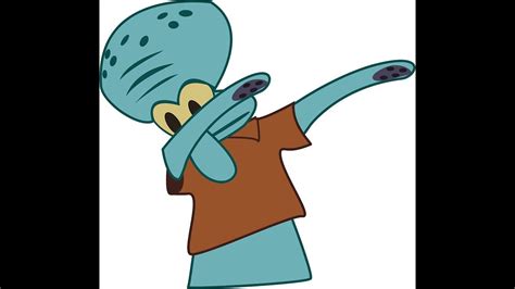 Squidward Hits The Dab Youtube