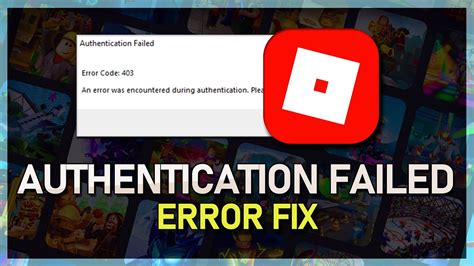 Roblox An Error Occurred During Authentication On Pc Easy Fix Tech How
