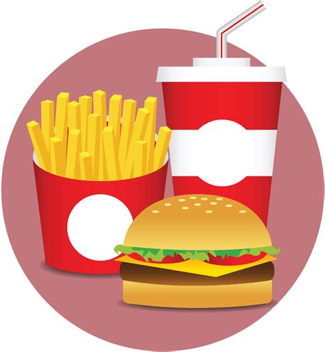 Cheeseburger French Fries Hamburger Fast Food Junk Food Png Download