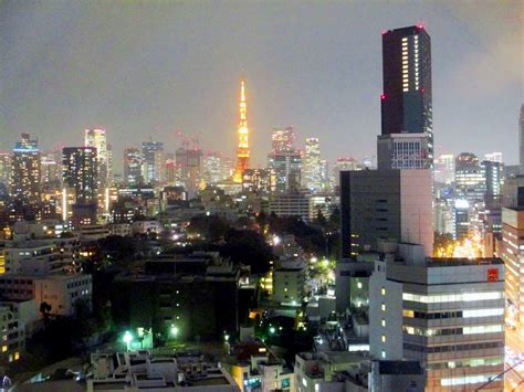 La Tour De Tokyo Nuit Villes Nuit Tour De Tokyo Tokyo Tower