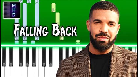 Drake Falling Back Piano Tutorial Youtube