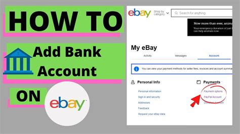 Ebay will be drawing from your bank account (through pp) to pay your fees. How To Add Payment Option to eBay | Update Bank Account, Credit Card, or PayPal to eBay - YouTube