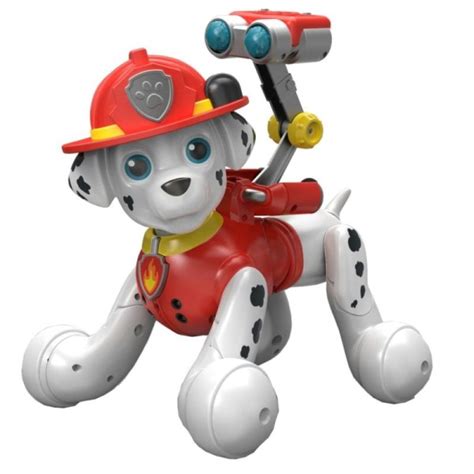 Six dogs solve problems and rescue people in a town called adventure bay. Zoomer Robot Chiot Paw Patrol Marshall 603535 - Jouets ...