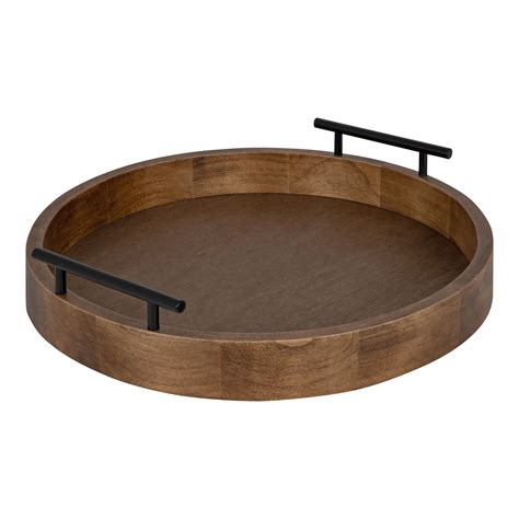 Unique And Stylish Design Wooden Serving Tray With Stunning Handles And