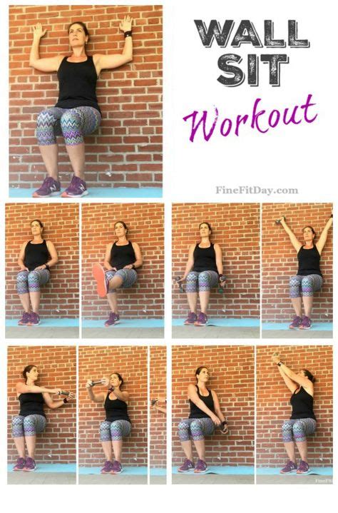 16 Best Wall Squat Images Wall Squat Exercise Fitness Body