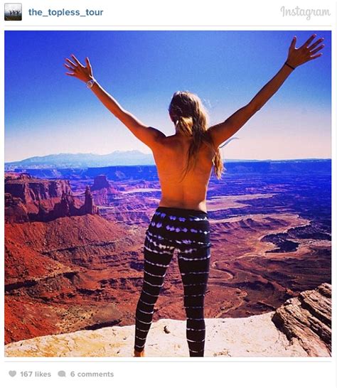 Topless Travel Photos Are The Latest Social Media Trend