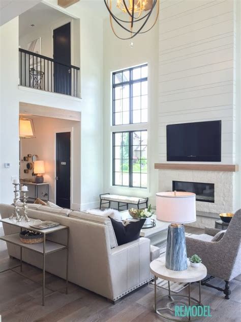 Remodelaholic | Get This Look: Modern Farmhouse Living Room