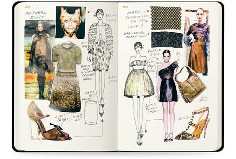 Womens A5 Fashion Design Sketchbook Sketch Book Textiles Sketchbook