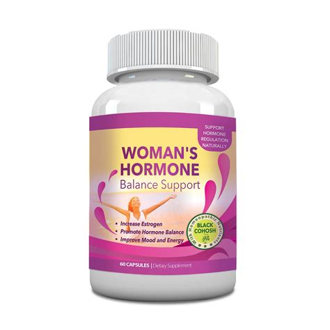 Totally Products Womans Hormone Body Balance And Menopause Support 1375mg Natural Herbal