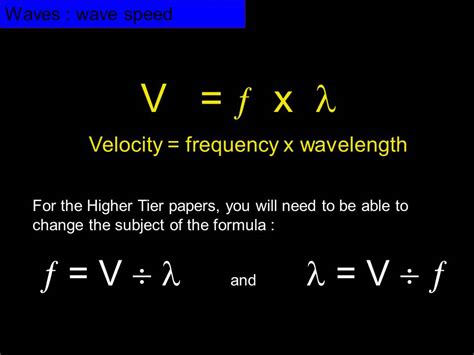Gcse Physics The Wave Equation