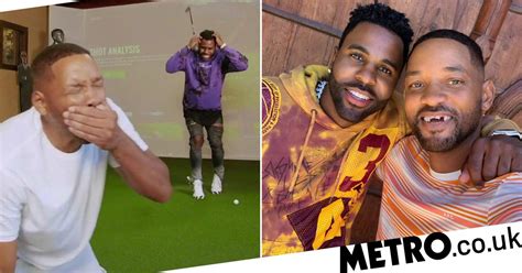 Will Smiths Front Teeth Knocked Out By Jason Derulo In Golf Prank