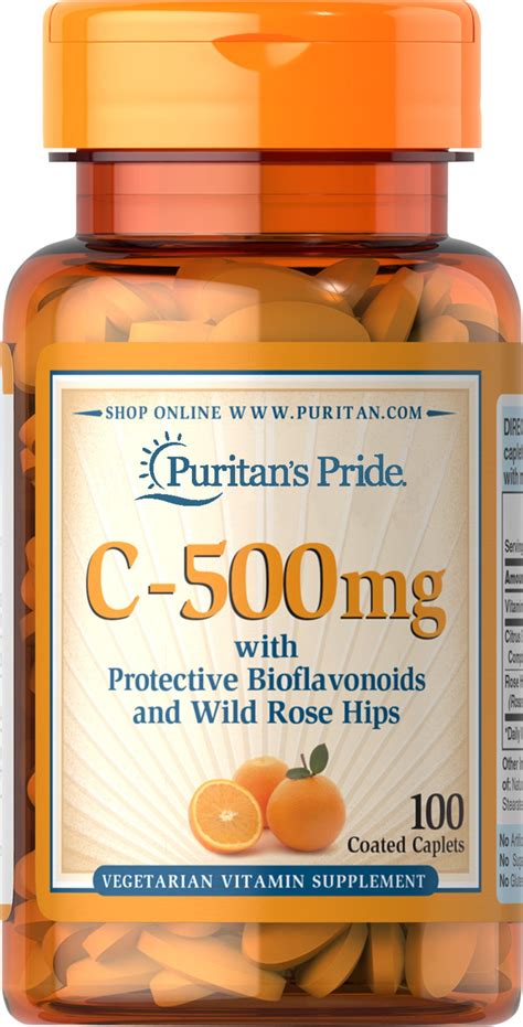 Vitamin c comes from fruits and vegetables. Vitamin C-500 mg with Bioflavonoids & Rose Hips 100 ...