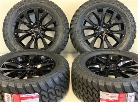 20and Oem Factory Ford F 150 King Ranch Black Wheels Rims Tires Off Road