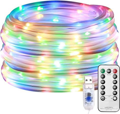 Le Multi Colour Rope Lights Usb Powered 10m 100 Led Rgb Sensory Lights