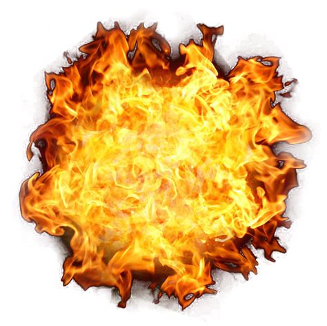 Transparent Background Fire Png Clipart Png Download Flame Ball