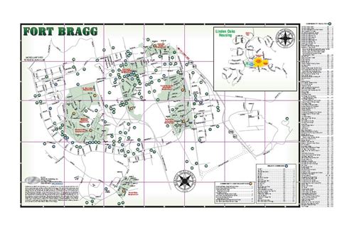 Fort Bragg Gate Map